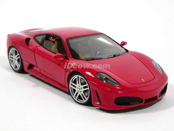 2009 Ferrari F430 diecast model car 1:18 scale die cast by Hot Wheels Elite - Red Elite N2050