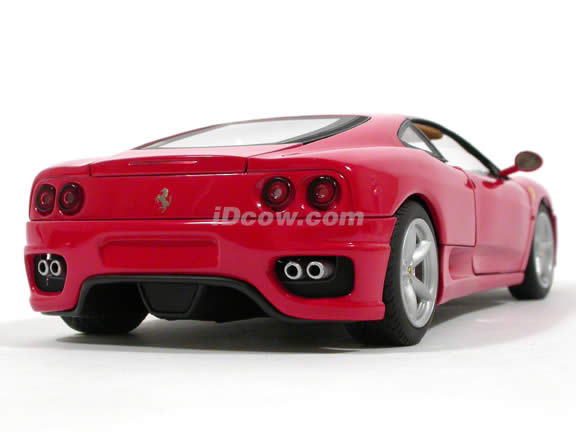 2002 Ferrari 360 Modena diecast model car 1:18 die cast by Hot Wheels Elite - Red Elite N2051