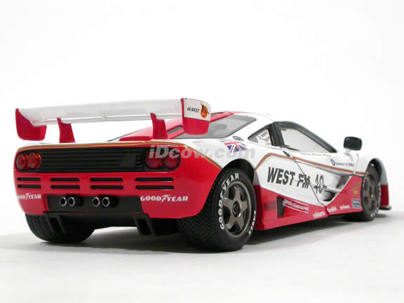 1995 McLaren F1 GTR diecast model car 1:18 scale West FM #49 by Guiloy - 67508