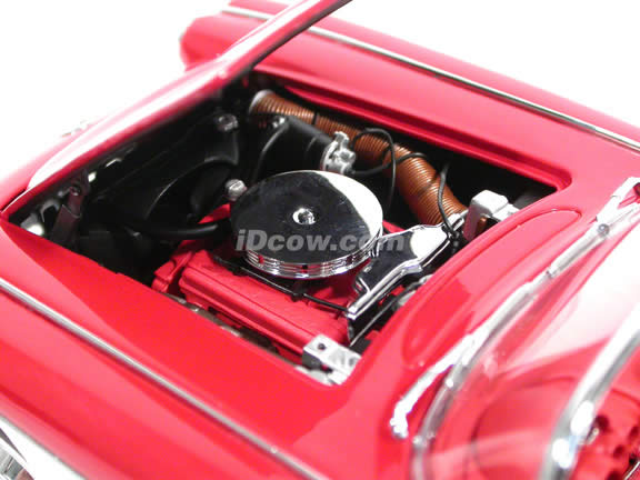 1959 Chevrolet Corvette diecast model car 1:18 scale die cast by AUTOart - Roman Red