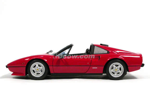 1985 Ferrari 308 GTS Quattrovalvole diecast model car 1:18 scale die cast by Kyosho - Red