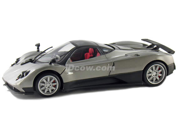 2010 Pagani Zonda F diecast model car 1:18 scale die cast by Mondo Motors - Grey