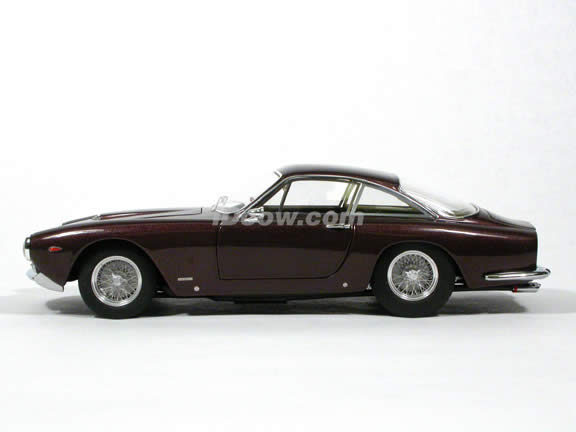 1962 Ferrari 250 GT Berlinetta Steve McQueen diecast model car 1:18 scale by Hot Wheels Elite - Dark Lavender