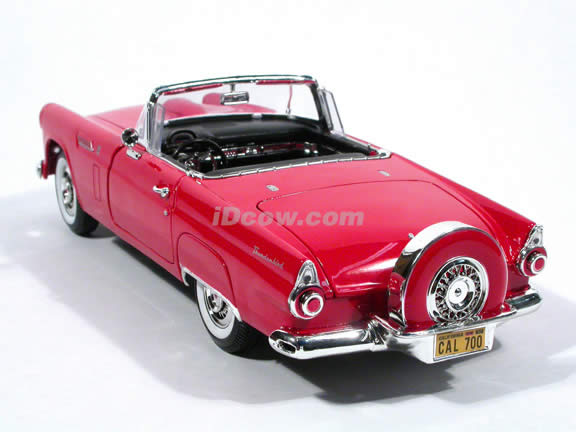 1956 Ford Thunderbird diecast model car 1:18 scale die cast by Motor Max - Red
