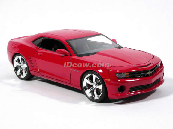 2010 Chevy Camaro SS diecast model car 1:18 scale die cast by Jada Toys - Red