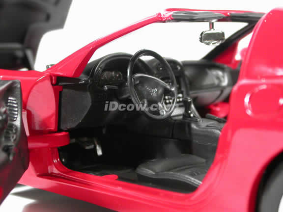 2003 Corvette model die cast car 1:18 diecast by Ertl - Red