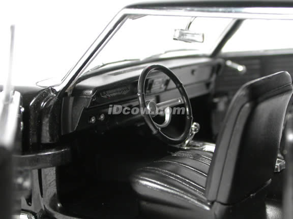 1966 Chevy Nova SS diecast model car 1:18 scale die cast by Ertl 1 of 2500 - Black