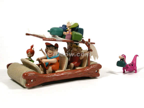 The Flintstones Flintmobile diecast model car 1:18 scale die cast by Ertl