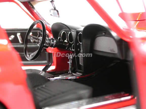 1967 Chevrolet Corvette Sting Ray Drag Racer diecast model car 1:18 scale die cast by Motor Box Exoto - Orange Red