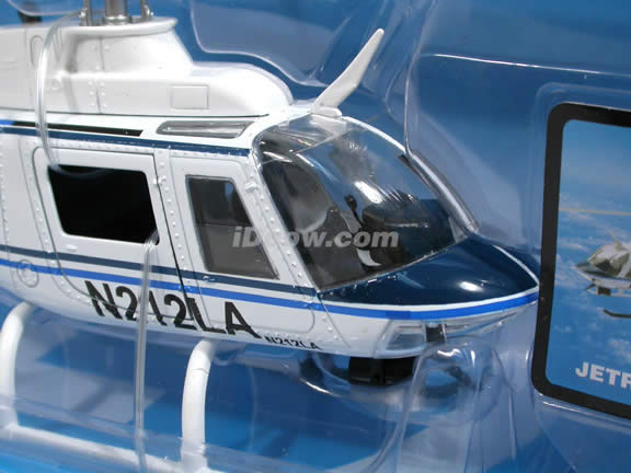 Bell 206 Jetranger LAPD Helicopter diecast model 1:34 scale by NewRay - 25737