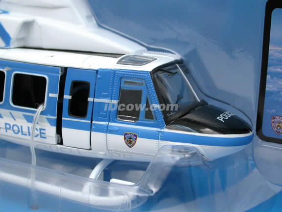 Bell 412 NYPD Helicopter diecast model 1:48 scale die cast from NewRay - 25537