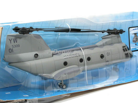 Boeing CH-46 Sea Knight Marines Helicopter diecast model 1:55 scale die cast from NewRay