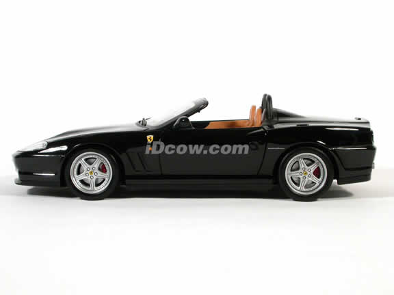 Ferrari 550 Barchetta Pininfarina diecast model car 1:18 die cast by Hot Wheels - Black