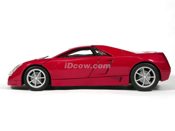 Cadillac model Cien V12 Concept diecast model car 1:18 scale die cast by Hot Wheels - Red