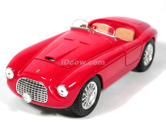 Ferrari 166 diecast model car 1:18 scale MM Barchetta by Hot Wheels