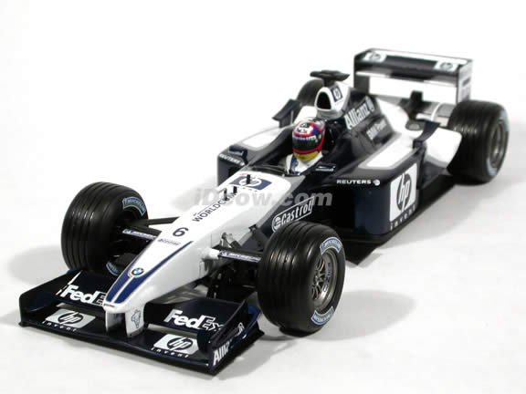 2003 Williams Formula One F1 - Juan Pablo Montoya diecast model race car 1:18 scale die cast by Hot Wheels