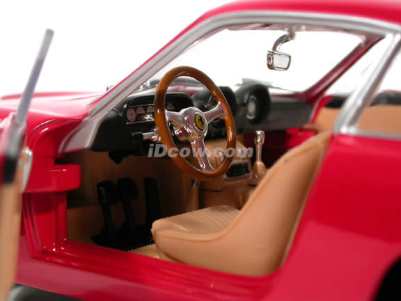 1962 Ferrari 250 GT Berlinetta diecast model car 1:18 scale die cast by Hot Wheels - Red