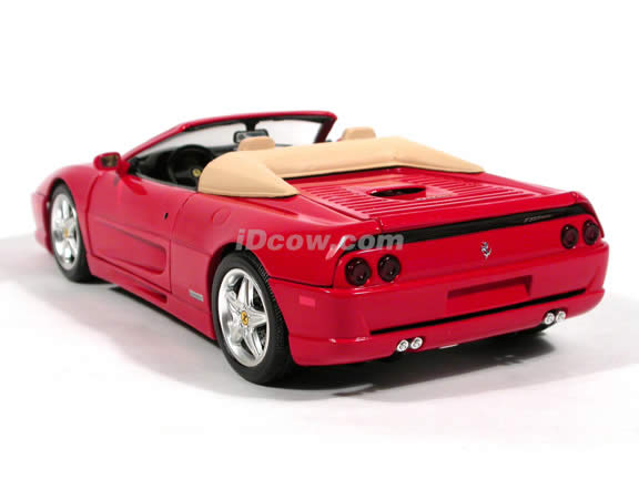 1996 Ferrari 355 diecast model car 1:18 scale Spider by Hot Wheels - Red Spider