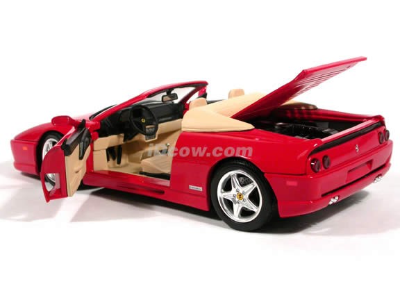 1996 Ferrari 355 diecast model car 1:18 scale Spider by Hot Wheels - Red Spider