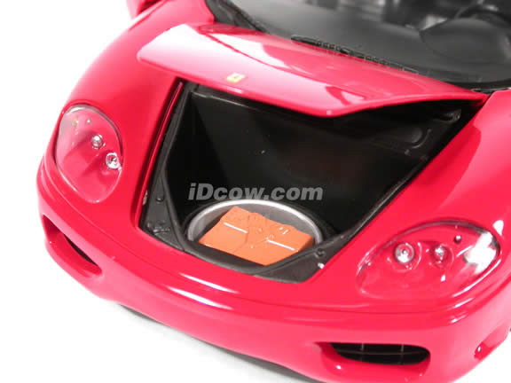 2004 Ferrari 360 Modena diecast model car 1:18 scale die cast by Hot Wheels - Red