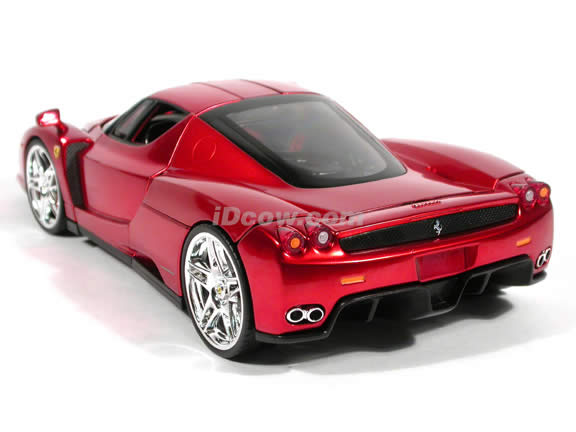 2003 Ferrari Enzo Whips diecast model car 1:18 scale die cast by Hot Wheels - Candy Apple Red