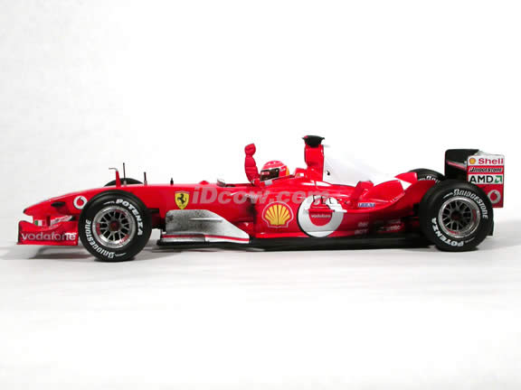 2003 Ferrari F-1 Formula One #1 Michael Schumacher 999 GP Points diecast model car 1:18 scale die cast by Hot Wheels
