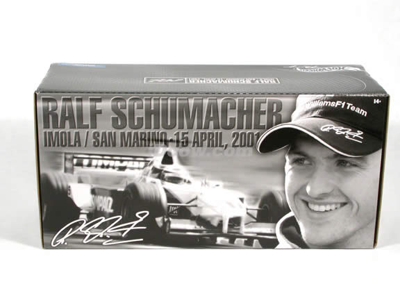 2001 Williams Formula One F1 #5 Ralf Schumacher diecast model race car 1:18 scale die cast by Hot Wheels Limited Edition