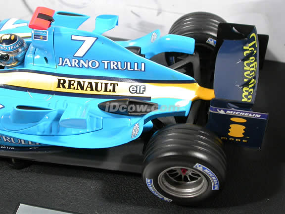 2004 Renault Formula One F1 R24 #7 Jarno Trulli diecast model car 1:18 scale die cast by Hot Wheels