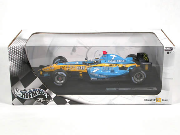2004 Renault Formula One F1 R24 #7 Jarno Trulli diecast model car 1:18 scale die cast by Hot Wheels
