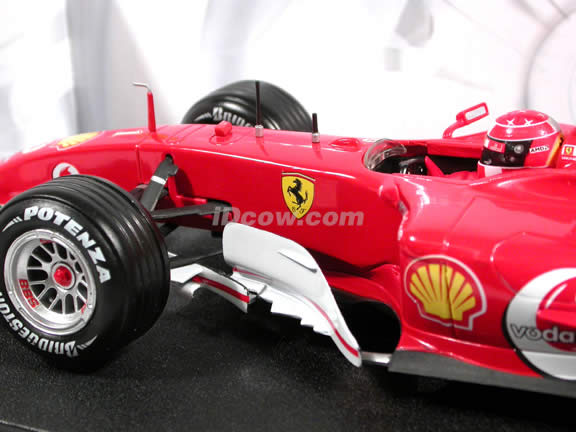 2004 Ferrari Formula One F1 #1 Michael Schumacher diecast model car 1:18 scale die cast by Hot Wheels