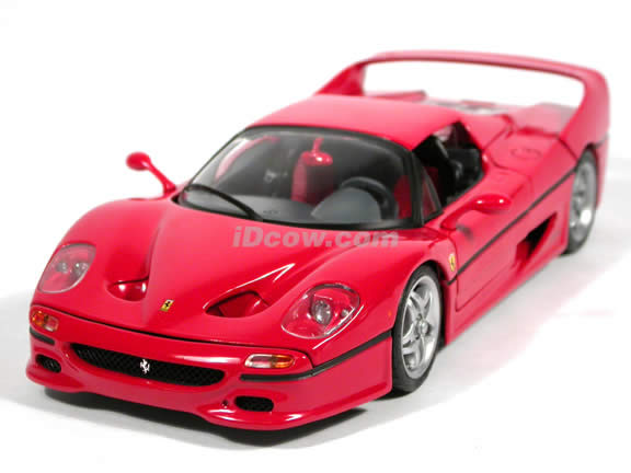 1995 Ferrari F50 diecast model car 1:18 scale die cast by Hot Wheels -