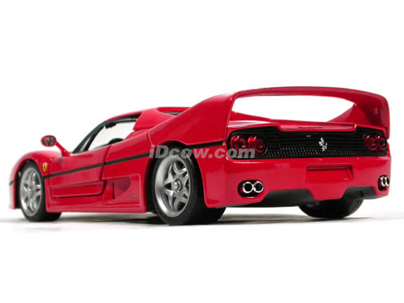 1995 Ferrari F50 diecast model car 1:18 scale die cast by Hot Wheels - Red