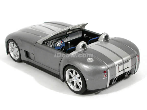 2004 Shelby Cobra Concept diecast model car 1:18 scale die cast by Hot Wheels - Dark Silver
