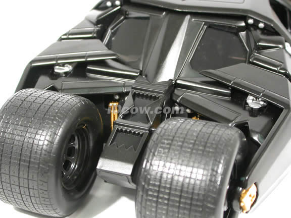 2005 Batman Begins Batmobile diecast model car 1:18 scale diecast by Hot Wheels - Black