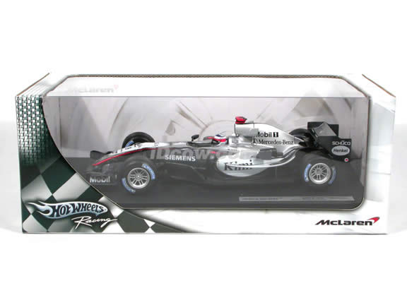 2005 Mercedes Benz McLaren Formula One F1 MP4-20 Kimi Raikkonen diecast model car 1:18 scale die cast by Hot Wheels