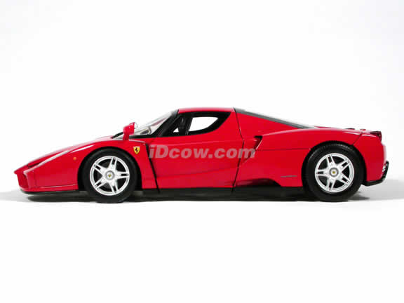2002 Ferrari Enzo diecast model car 1:18 scale diecast by Hot Wheels - Red Limited Edition Tube