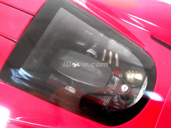 2002 Ferrari Enzo diecast model car 1:18 scale diecast by Hot Wheels - Red Limited Edition Tube