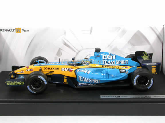 2005 Renault Formula One F1 R25 #6 Giancarlo Fisichella diecast model car 1:18 scale die cast by Hot Wheels