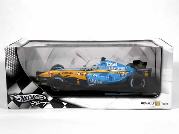 2005 Renault Formula One F1 R25 #6 Giancarlo Fisichella diecast model car 1:18 scale die cast by Hot Wheels