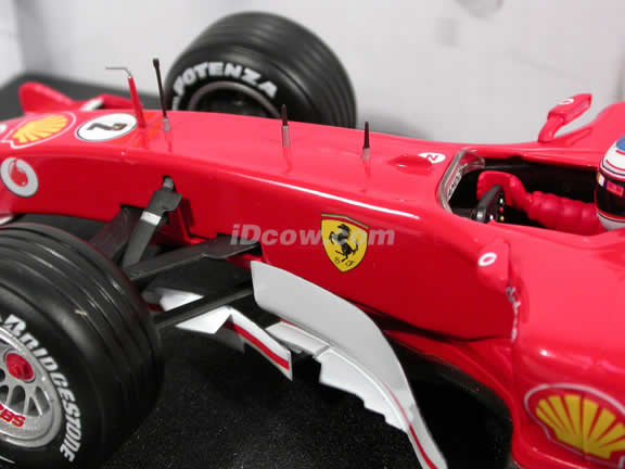 2005 Ferrari Formula One F1 #2 Rubens Barrichello diecast model race car 1:18 die cast by Hot Wheels - G9728