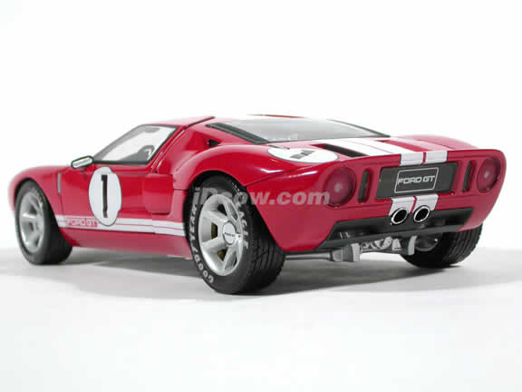 2004 Ford GT Concept diecast model car 1:18 die cast by Hot Wheels - Red Limited Edition Tube H2757