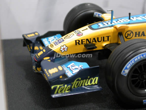 2006 Renault Formula One F1 R26 #1 Fernando Alonso diecast model car 1:18 scale die cast by Hot Wheels - J2982
