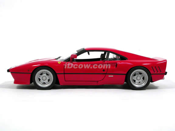 1984 Ferrari 288 GTO diecast model car 1:18 scale die cast by Hot Wheels Elite - Red J8248