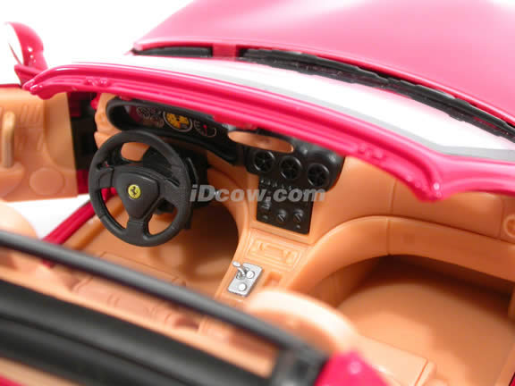 2006 Ferrari 575M Superamerica diecast model car 1:18 scale die cast by Hot Wheels - Red J2858