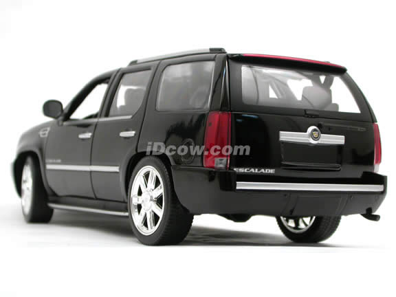 2007 Cadillac Escalade diecast model SUV 1:18 scale die cast by Hot Wheels - Black J7786