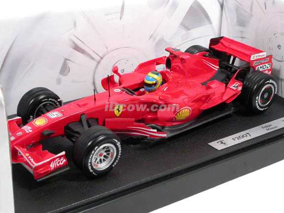 2007 Ferrari Formula One F1 #5 Felipe Massa diecast model race car 1:18 die cast by Hot Wheels - K6630