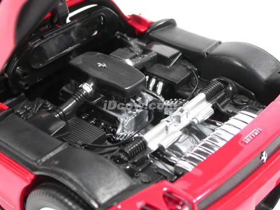 2002 Ferrari Enzo diecast model car 1:18 scale die cast by Hot Wheels - Ferrari 60 Relay Red L2968