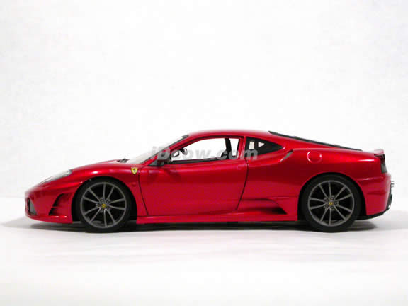 2008 Ferrari 430 Scuderia diecast model car 1:18 scale die cast by Hot Wheels - Red