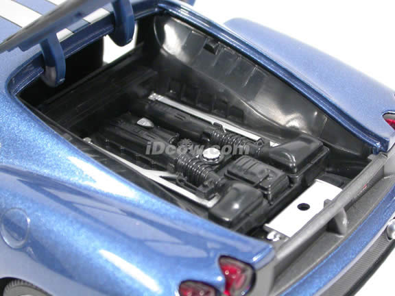 2008 Ferrari 430 Scuderia diecast model car 1:18 scale die cast by Hot Wheels - Blue L2951
