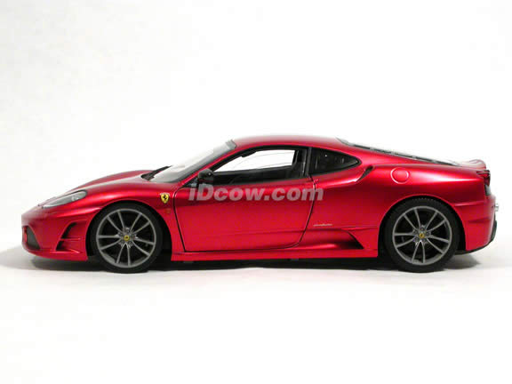 2008 Ferrari 430 Scuderia diecast model car 1:18 scale die cast by Hot Wheels Elite - Red L2973